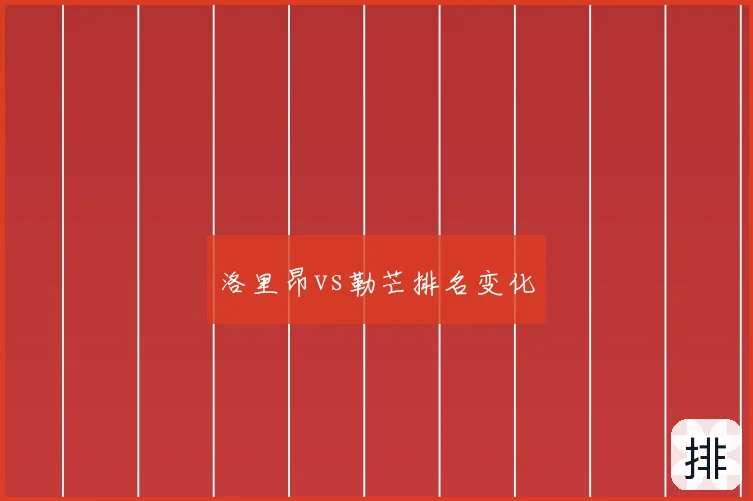 洛里昂vs勒芒排名变化